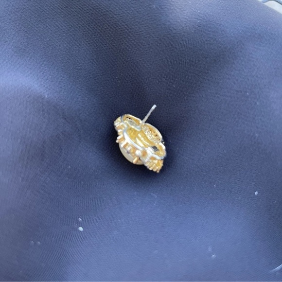 Elegant Vintage Crystal And Faux Pearl Earrings-Costume Jewelry *READ* - Picture 5 of 7